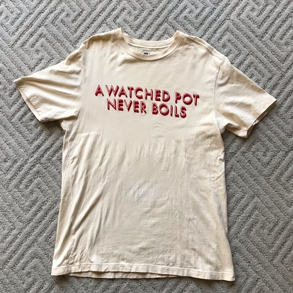 Gap “A Watch Pot Never Boils” T shirt-size M - Picture 1 of 5